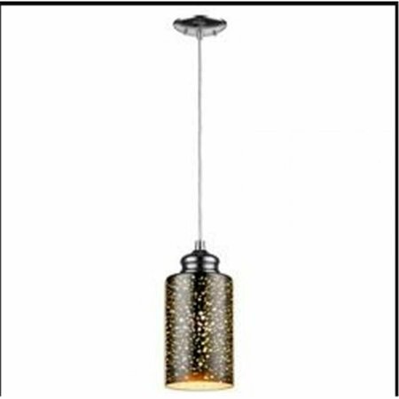 INFURNITURE PL1251-CH-D 8.5 x 4 in. One Light Pendant, Brush chrome PL1251-CH(D)